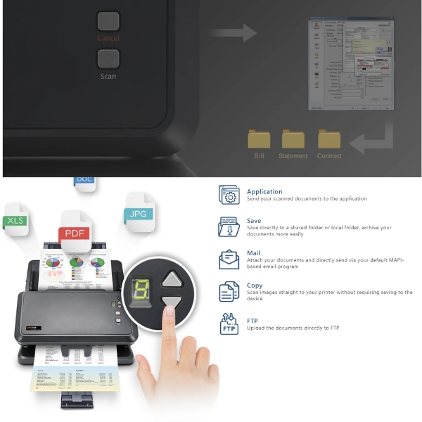 Máy scan Plustek SmartOffice DS68 TTP
