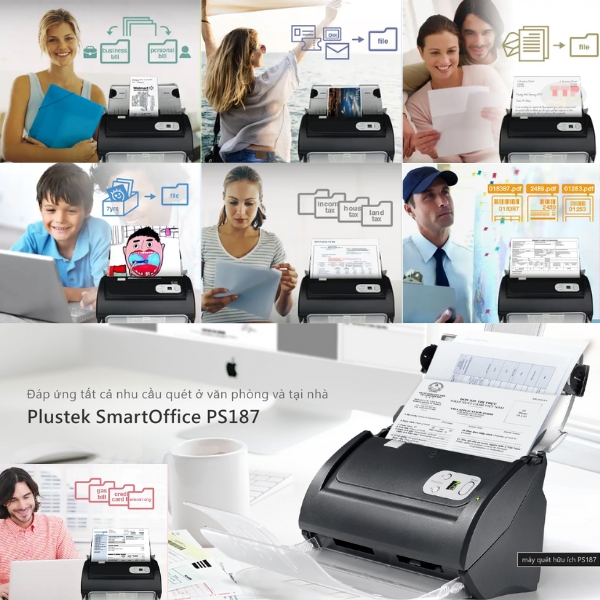 Máy scan Plustek SmartOffice PS187 TTP