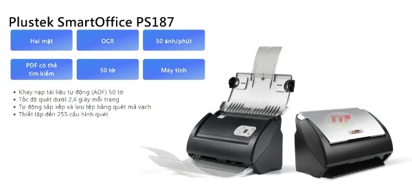 Máy scan Plustek SmartOffice PS187 TTP