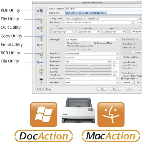 Máy scan Plustek SmartOffice PS456U Plus TTP