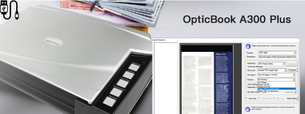 máy scan Plustek OpticBook A300 Plus TTP