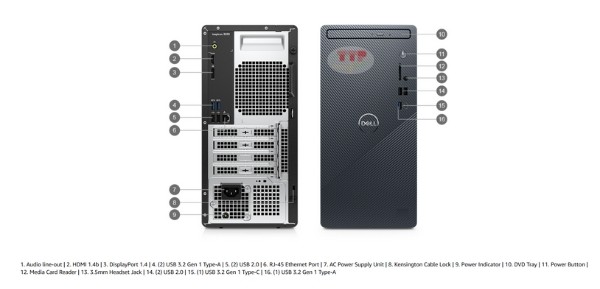 Máy tính để bàn Dell Inspiron 3030T MTI71027W1 TTP