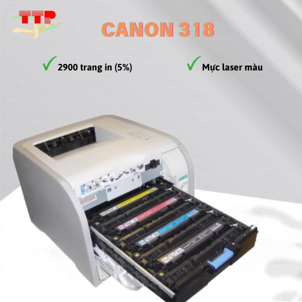 Hộp mực Canon 318 Bk C M Y