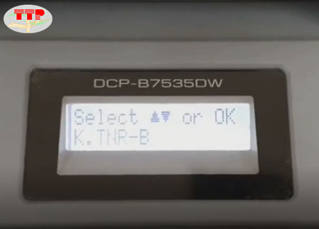 Máy in Brother DCP-B7535dw báo Replace toner