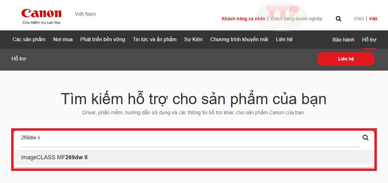 Tải Driver Canon MF269Dw II TTP