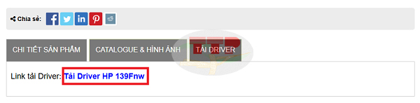 Tải Driver máy in HP 139Fnw chi tiết