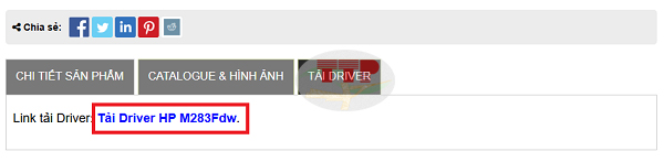 Tải Driver máy in HP M283Fdw/ 283Fdn chi tiết