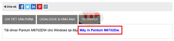 Tải Driver máy in Pantum M6702Dw chi tiết