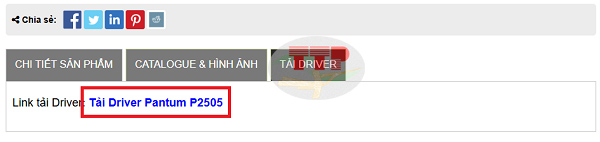 Tải Driver máy in Pantum P2505/ P2505w chi tiết