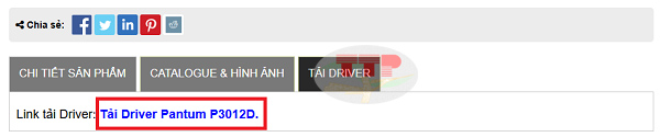Tải Driver máy in Pantum P3012D chi tiết