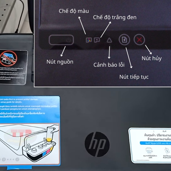 Máy in phun màu HP Ink Tank 115 2LB19A