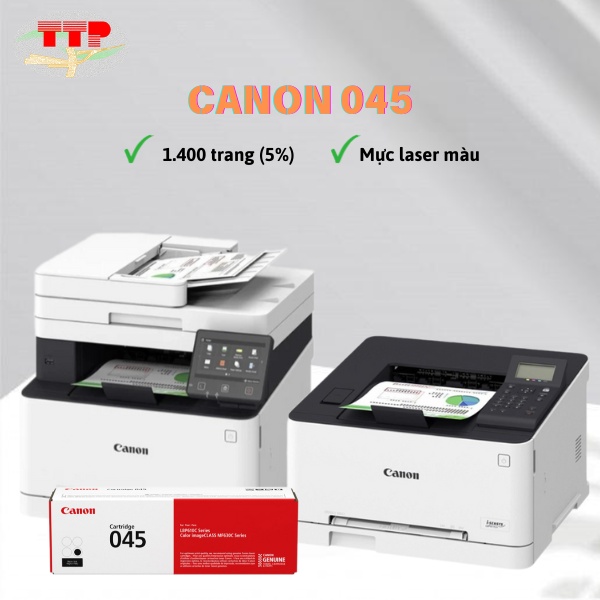 Hộp mực Canon 045 BK Y C M