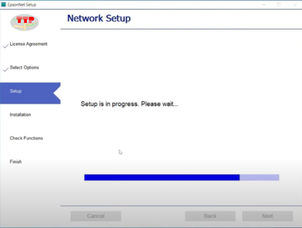 Cài đặt driver kết nối wifi Epson l8050-l18050