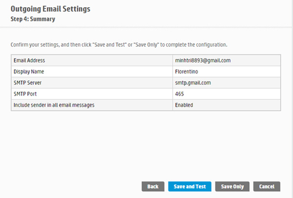 Scan to email HP 4103Fdn