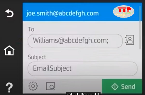 Scan to email HP 4103
