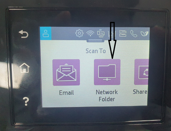 Scan to Folder Hp 4103 18