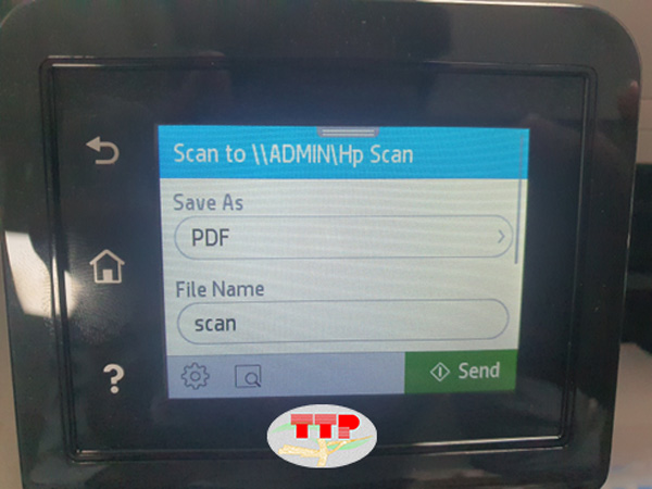 Scan to Folder Hp 4103 20