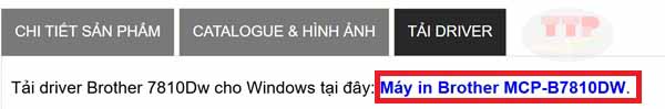 Tải Driver máy in Brother MFC-B7810Dw TTP