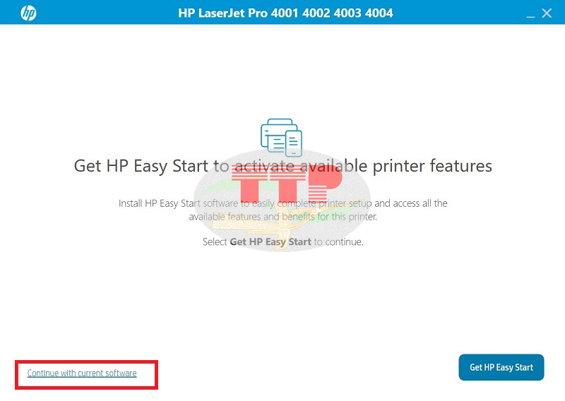 Cài đặt driver HP 4003dn/m404dn - Bước 2