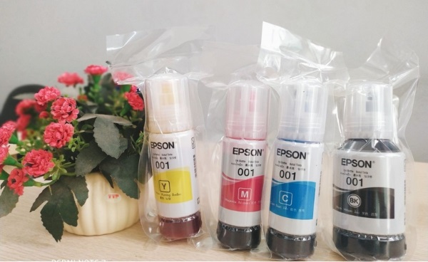 Hộp mực Epson 001 BK, C, M, Y TTP