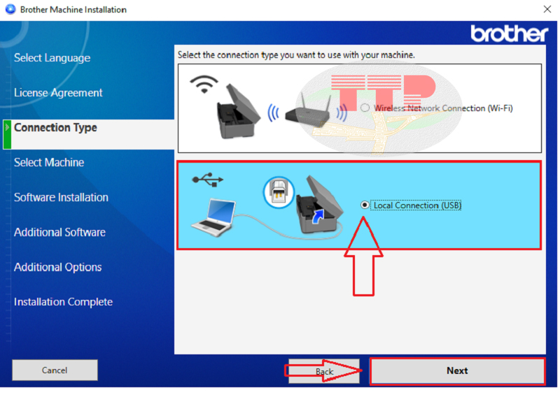 Hướng dẫn cài đặt driver máy in Brother 720Dw - Bước 3