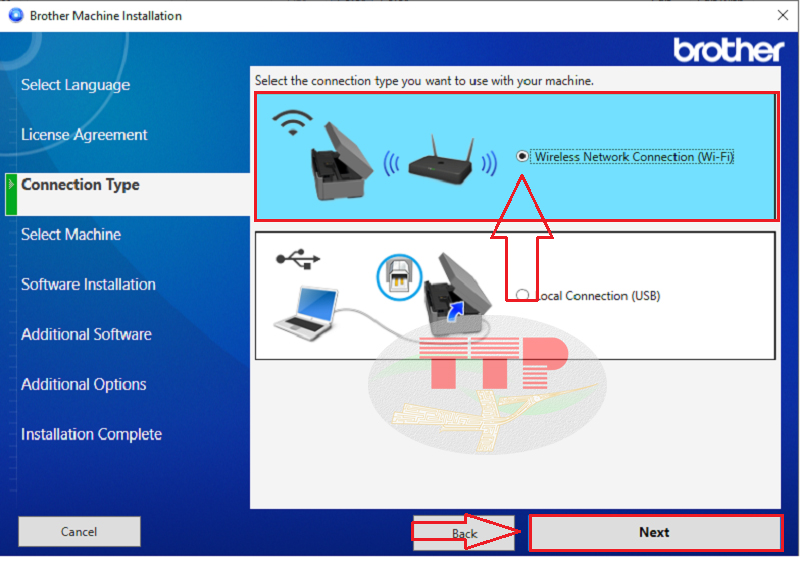Hướng dẫn cài đặt driver máy in Brother 720Dw - Bước 3