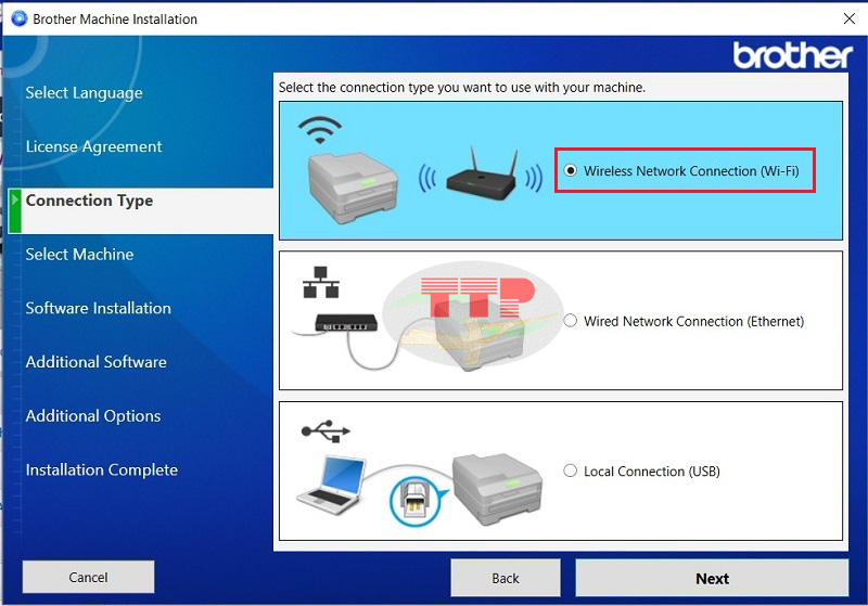 Hướng dẫn cài đặt Driver máy in Brother DCP-B7620Dw - Bước 4