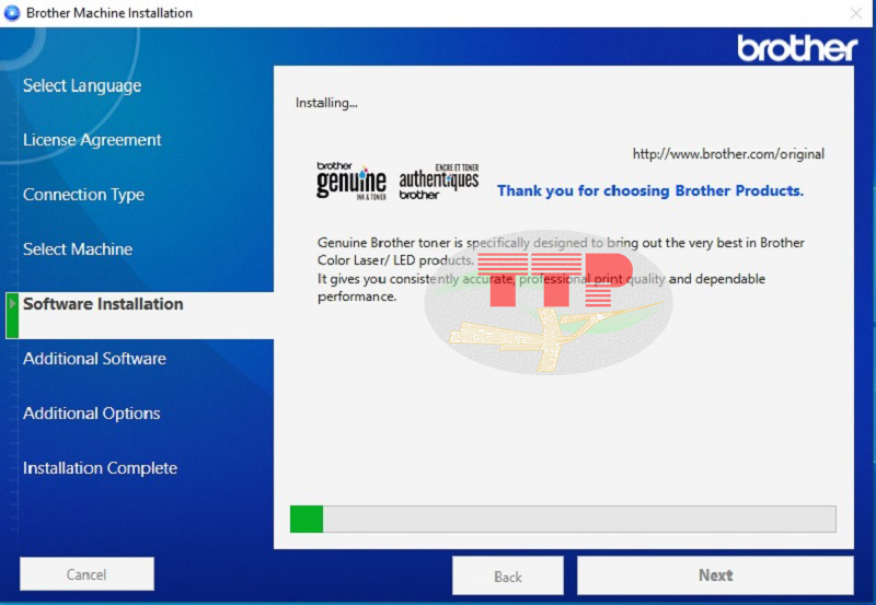 Hướng dẫn cài đặt Driver Brother L8690Cdw - Bước 7