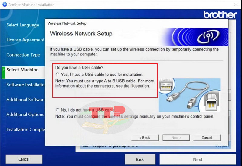 Hướng dẫn cài đặt Driver máy in Brother T420w - Bước 4