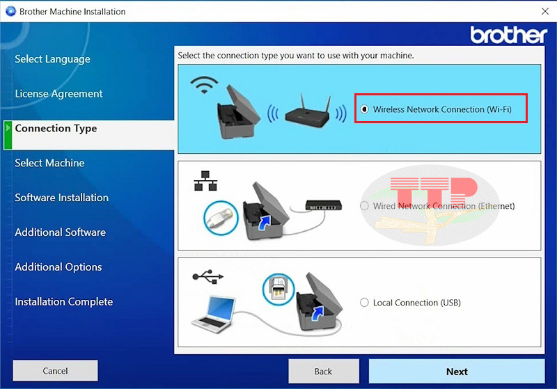 Hướng dẫn cài đặt driver máy in Brother T920dw - Bước 3