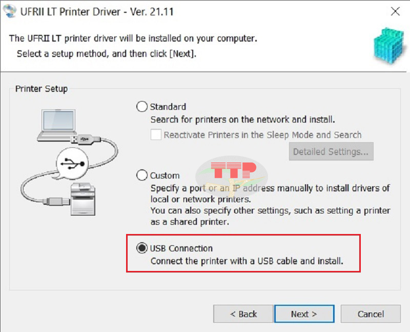 Hướng dẫn cài đặt Driver máy in Canon LBP 6030 bằng cáp USB - Bước 3