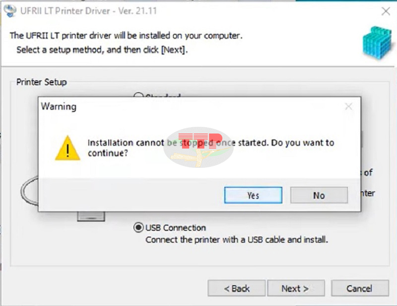 Hướng dẫn cài đặt Driver máy in Canon LBP 6030 bằng cáp USB - Bước 3