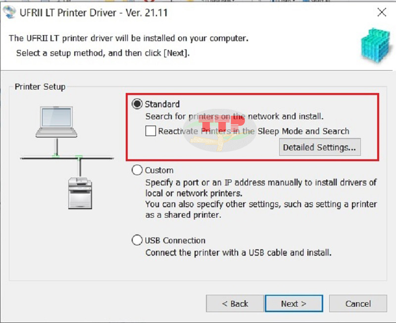 Hướng dẫn cài đặt Driver máy in Canon LBP 6030W - Bước 2