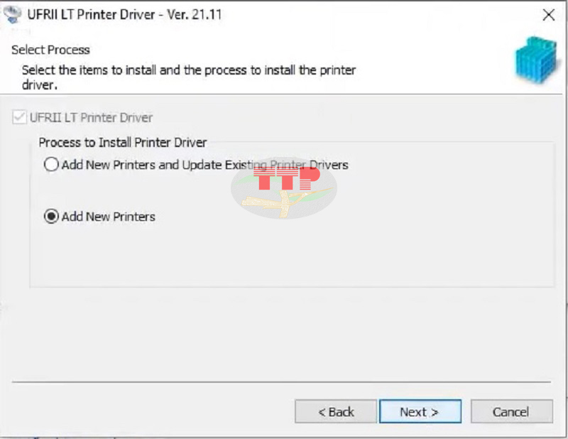 Hướng dẫn cài đặt Driver máy in Canon LBP 6030W - Bước 2