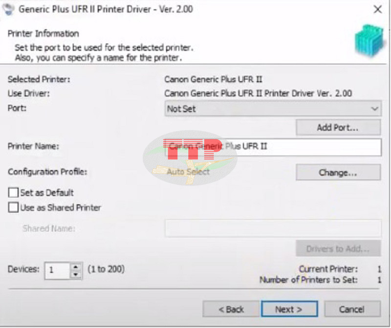 Hướng dẫn Cài đặt Driver máy in Canon LBP631Cw - Bước 5