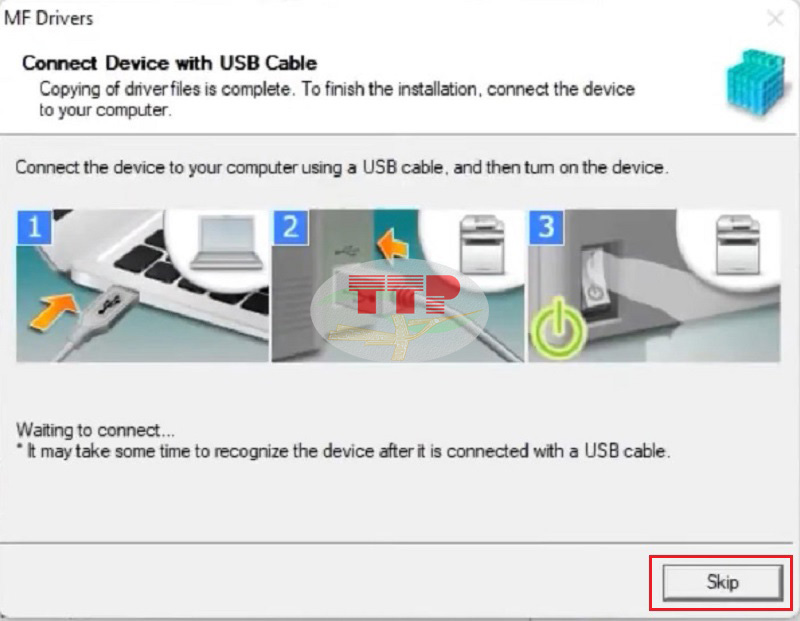 Hướng dẫn cài đặt Driver máy in Canon MF241D - Bước 4