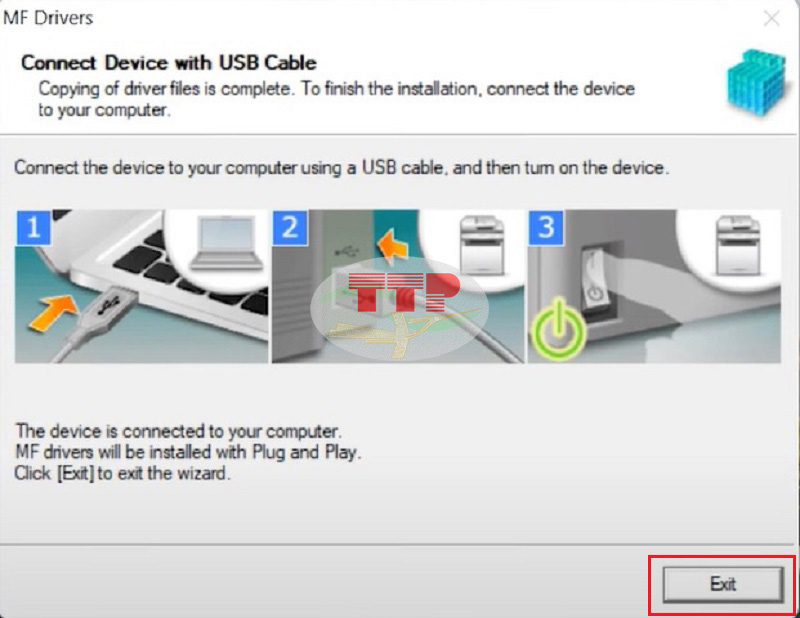 Hướng dẫn cài đặt Driver máy in Canon MF241D - Bước 5