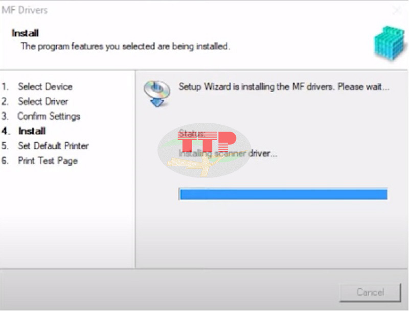 Hướng dẫn cài đặt Driver máy in Canon MF455Dw - Bước 11