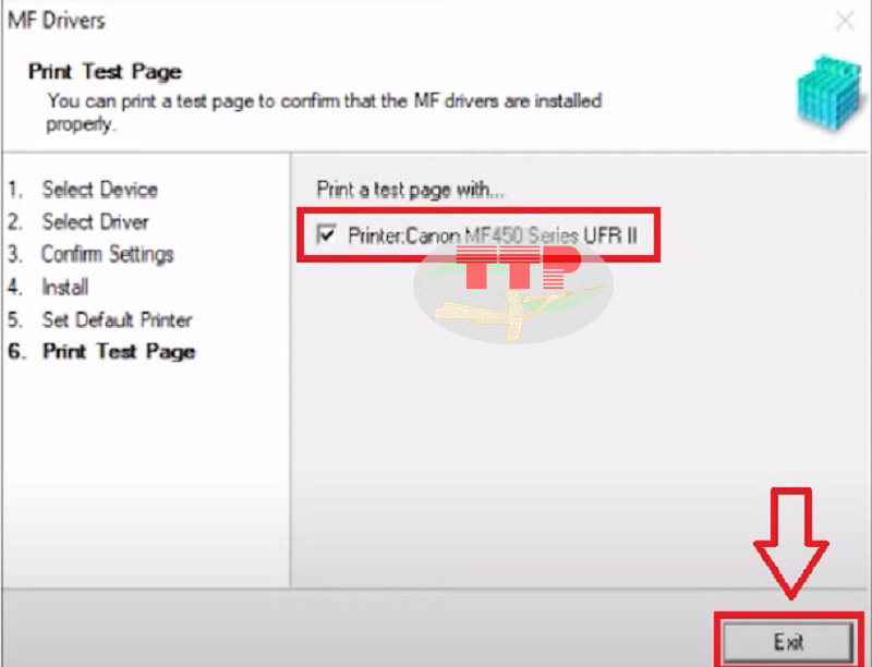 Hướng dẫn cài đặt Driver máy in Canon MF455Dw - Bước 12
