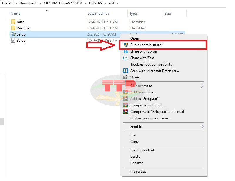 Hướng dẫn cài đặt Driver máy in Canon MF455Dw - Bước 2