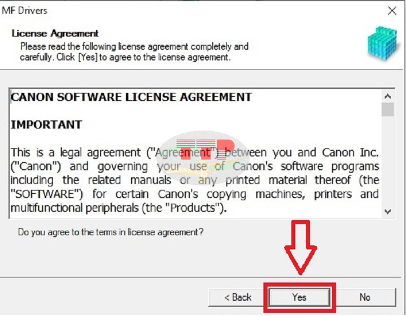 Hướng dẫn cài đặt Driver máy in Canon MF462Dw - Bước 4
