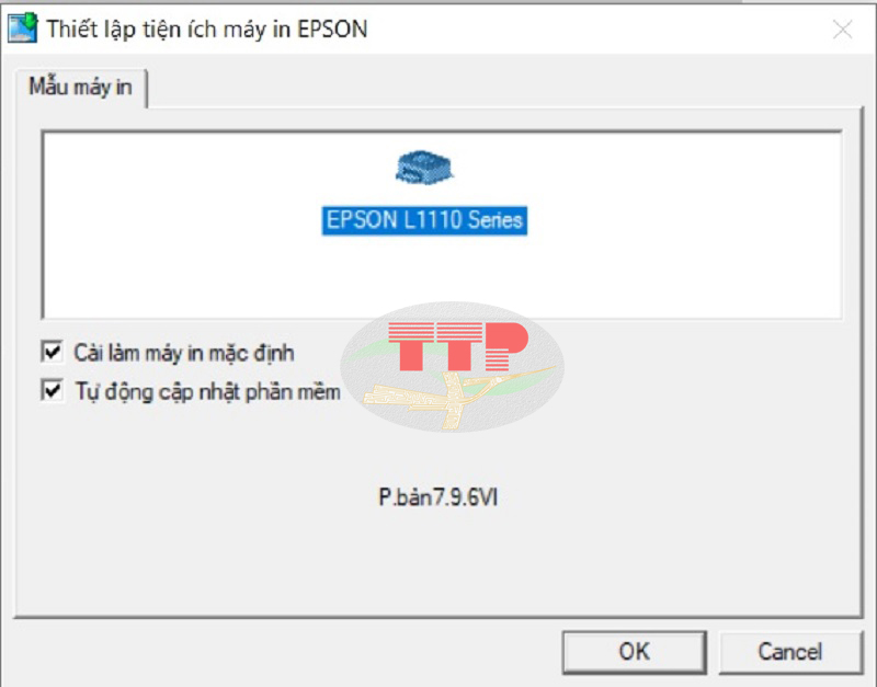 Hướng dẫn cài đặt Driver Epson L1110 - Bước 1