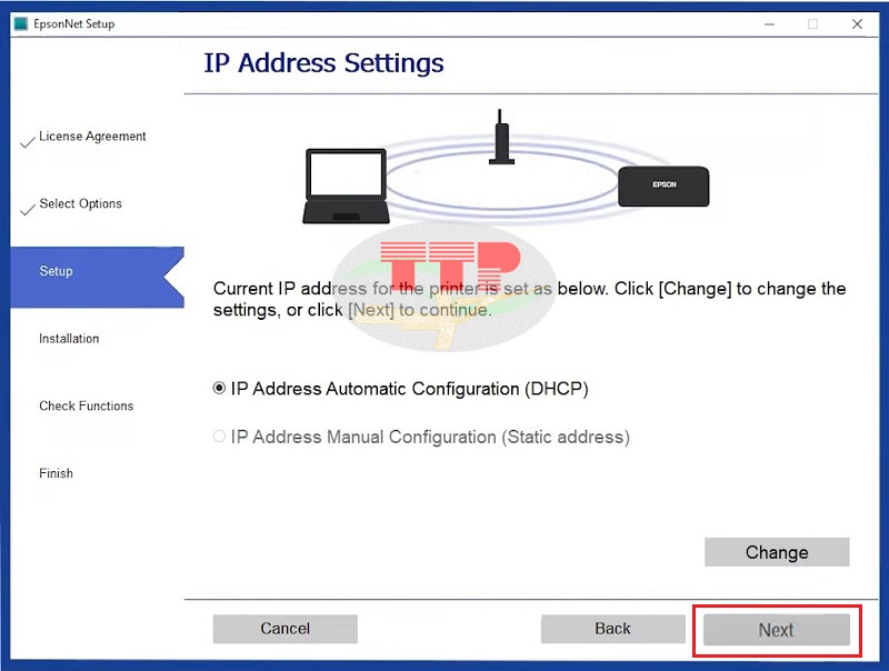 Hướng dẫn cài đặt Driver máy in Epson L3250 - Bước 2