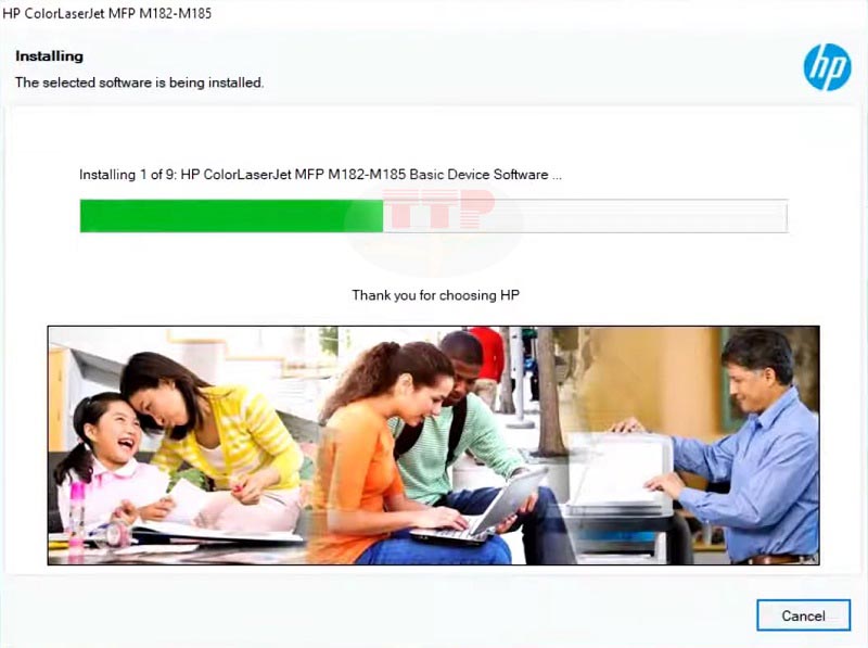 Hướng dẫn cài đặt Driver máy in HP M183Fw - Bước 5
