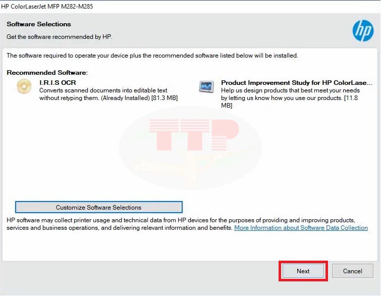 Hướng cài đặt Driver máy in HP M283Fdn - Bước 3