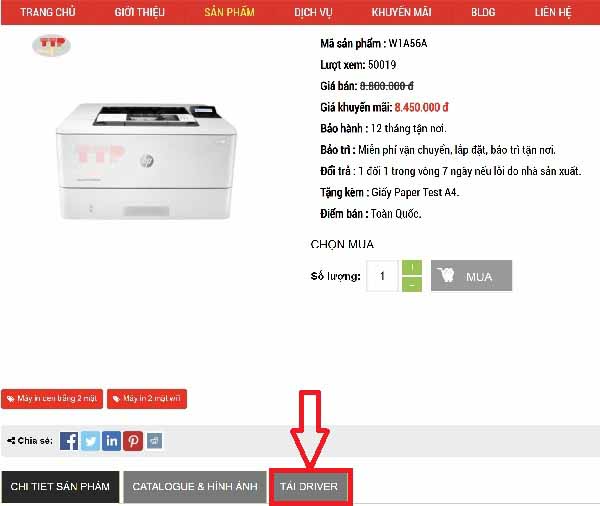 Hướng dẫn cài đặt Driver máy in HP LaserJet Pro M404dw/M404Dn/M404D TTP
