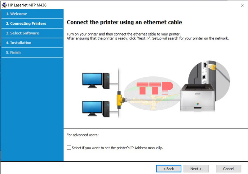 Hướng dẫn cài đặt Driver HP M436N/M436DN/M436NDA - Bước 5