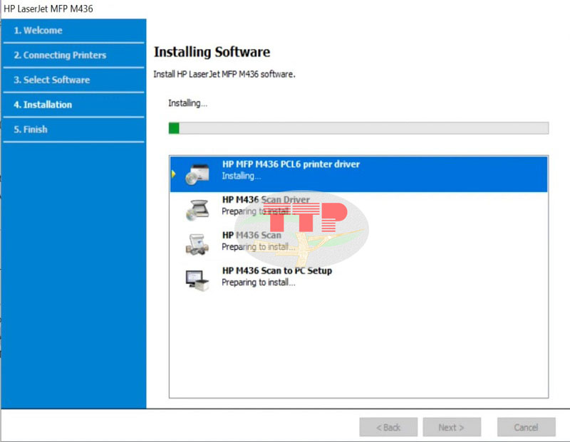 Hướng dẫn cài đặt Driver HP M436N/M436DN/M436NDA - Bước 6