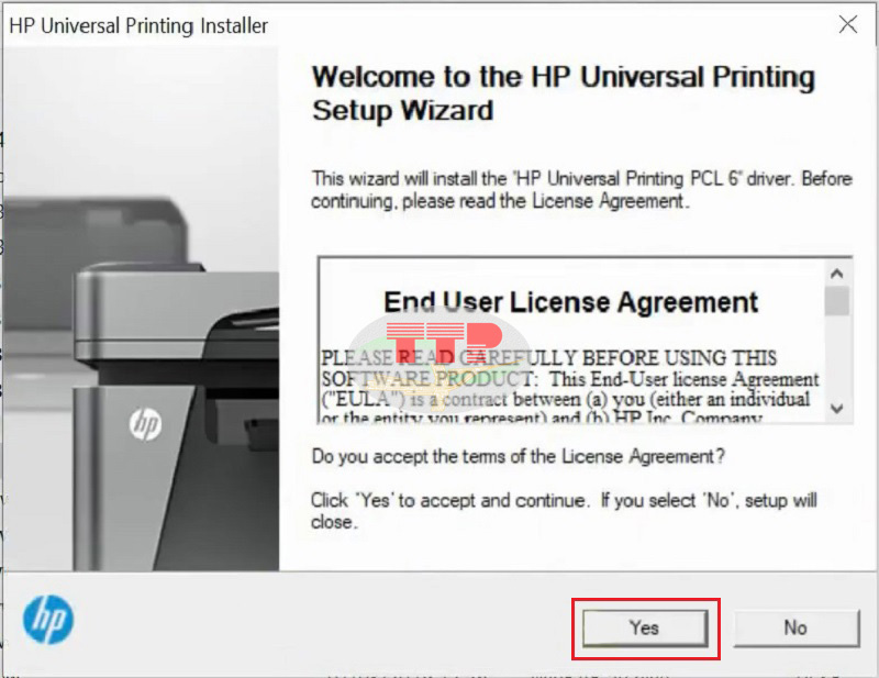 Hướng dẫn cài đặt Driver máy in HP M706N - Bước 2