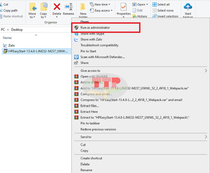 Hướng cài đặt Driver máy in HP M236Sdw - Bước 1